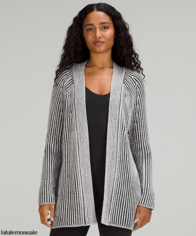 Lululemon Damen DELULU471 | Wickelpullover Aus Baumwoll-Kaschmir-Mix Pudered Ton
